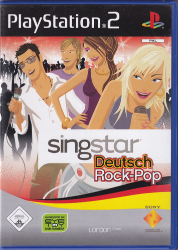 Singstar deutsch rock pop ps2 - singstar,