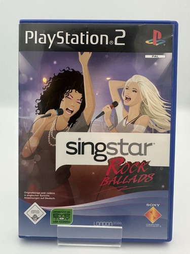 Singstar rock ballads ps2 - singstar,