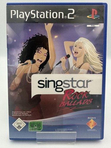 Singstar rock ballads - rock, ps2