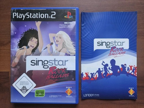 Singstar rock ballads sony - ballads, (sony